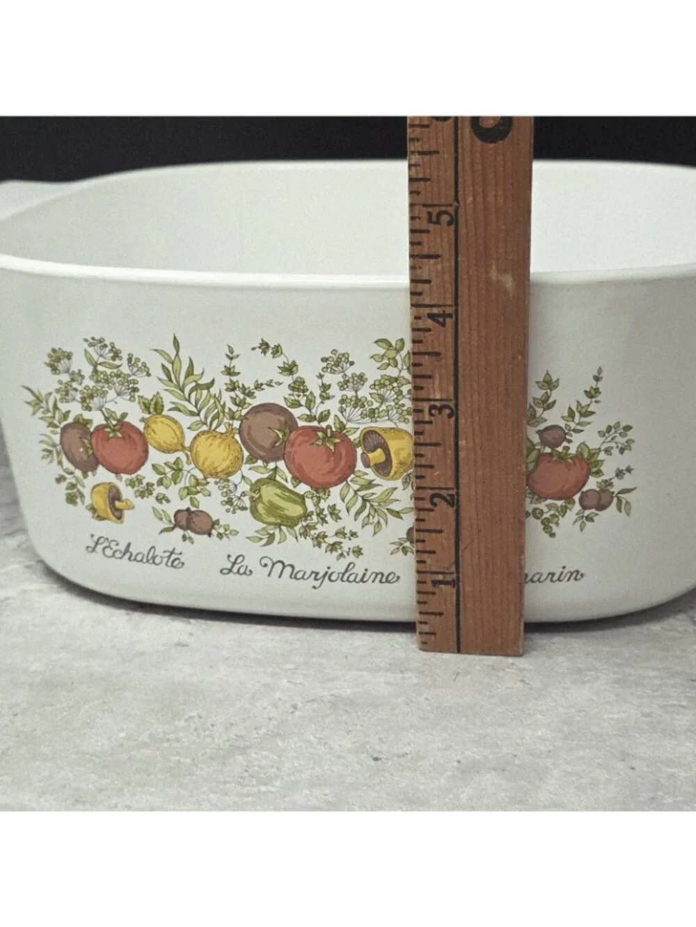 Big Bertha Corelle Spice Of Life 5 quart Baker *Great Vibrant Graphic (No DWD)
